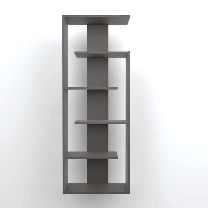 Toner Standard open Engineered Wood Open Book Shelf-Wenge