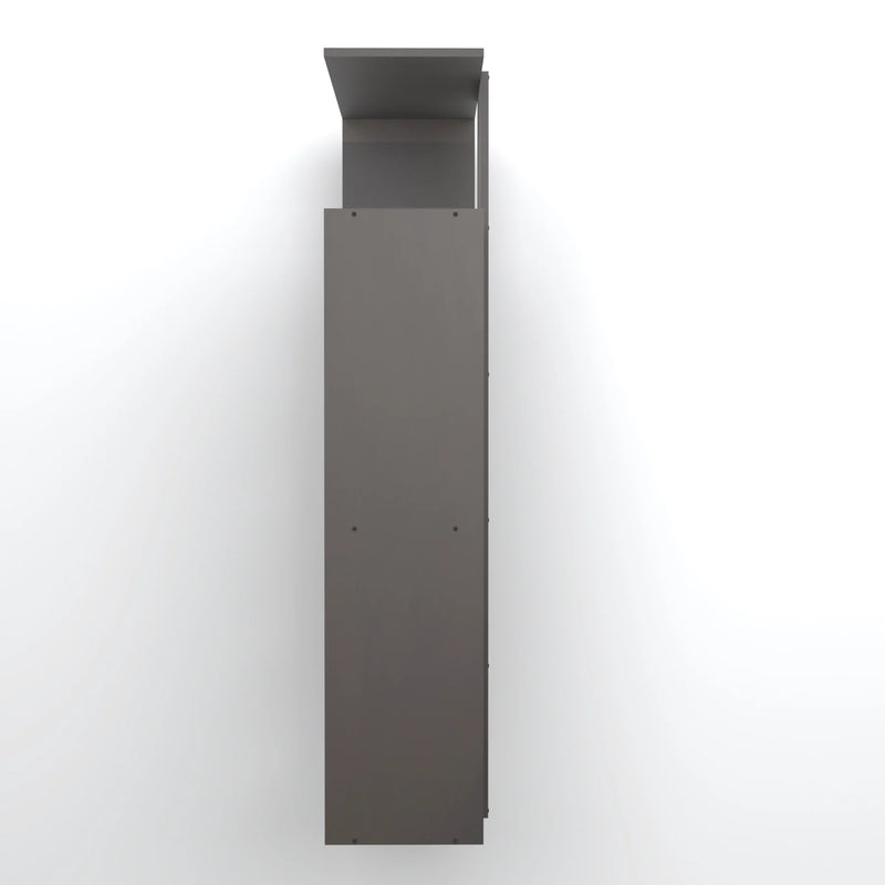 Toner Standard open Engineered Wood Open Book Shelf-Wenge