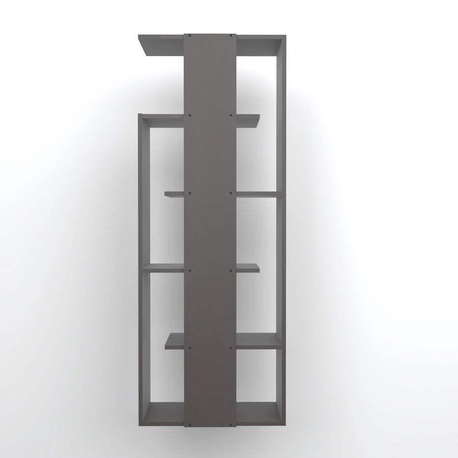 Toner Standard open Engineered Wood Open Book Shelf-Wenge