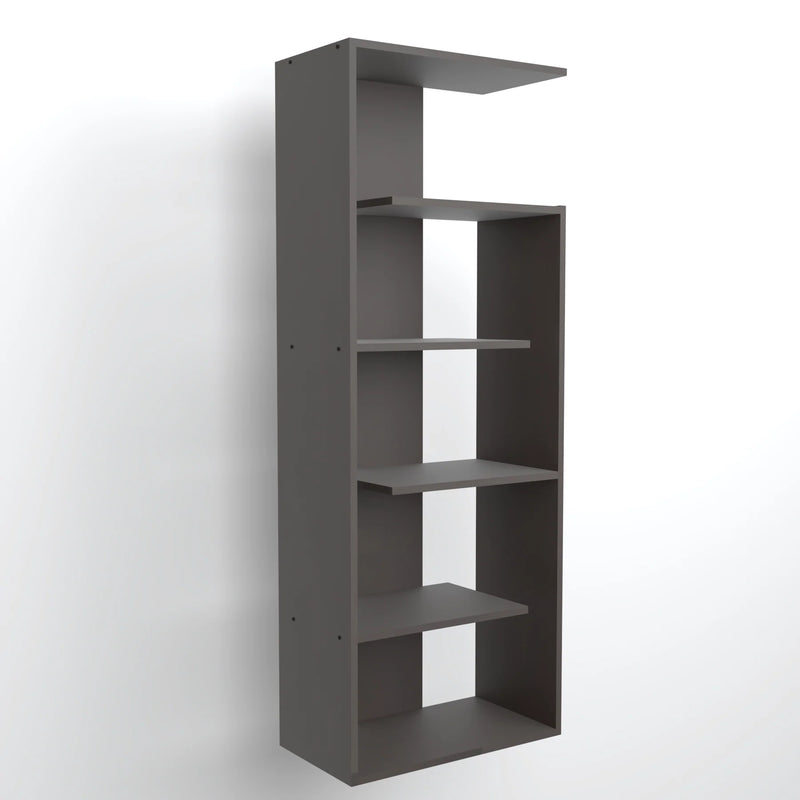 Toner Standard open Engineered Wood Open Book Shelf-Wenge